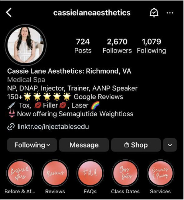 Bio and highlights before